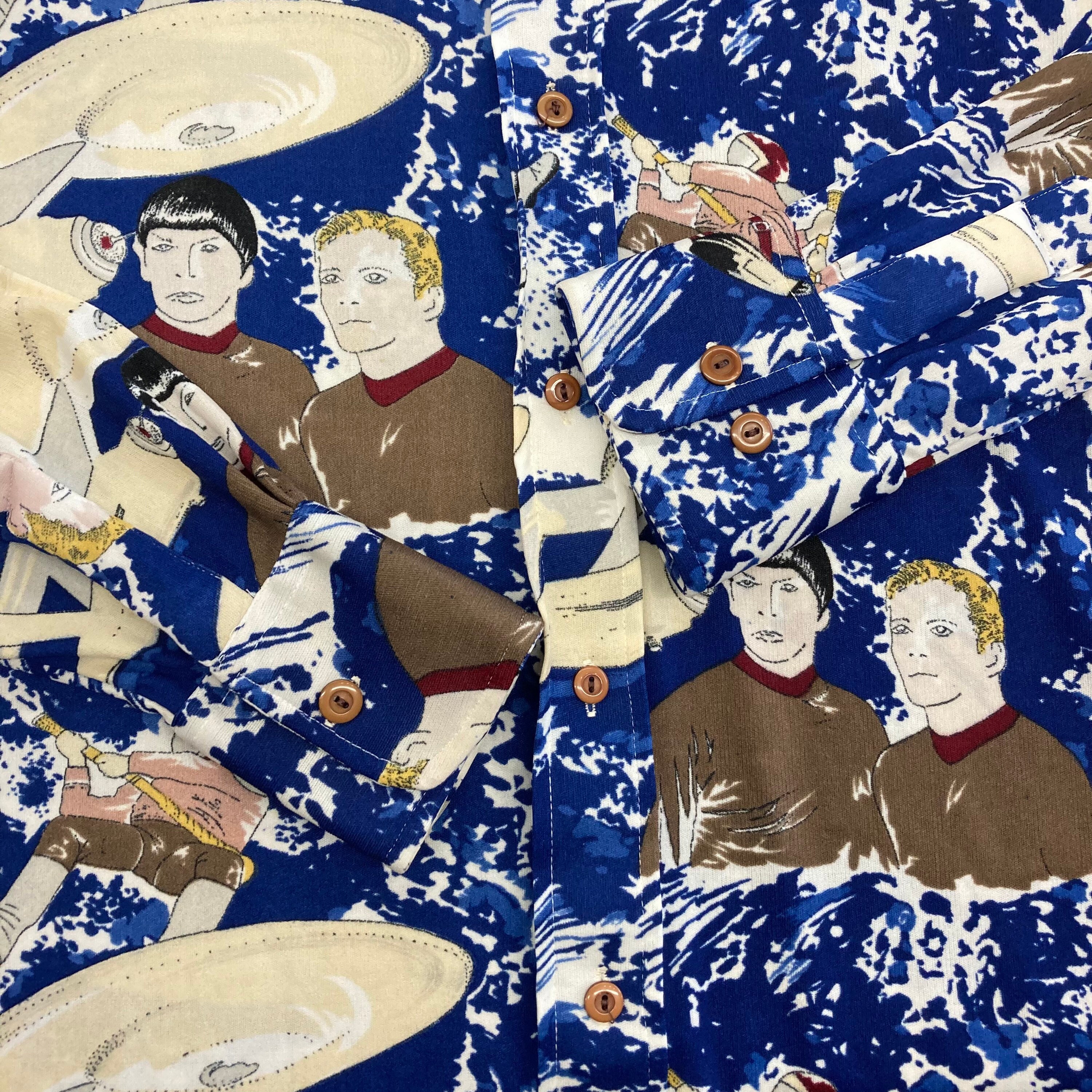 Vintage 1970's “hukapoo” Star Trek Pop Art Disco Print TV Show