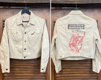 60s Lee Westerner Jacket Size 36 Cotton Vintage 100-J - Etsy