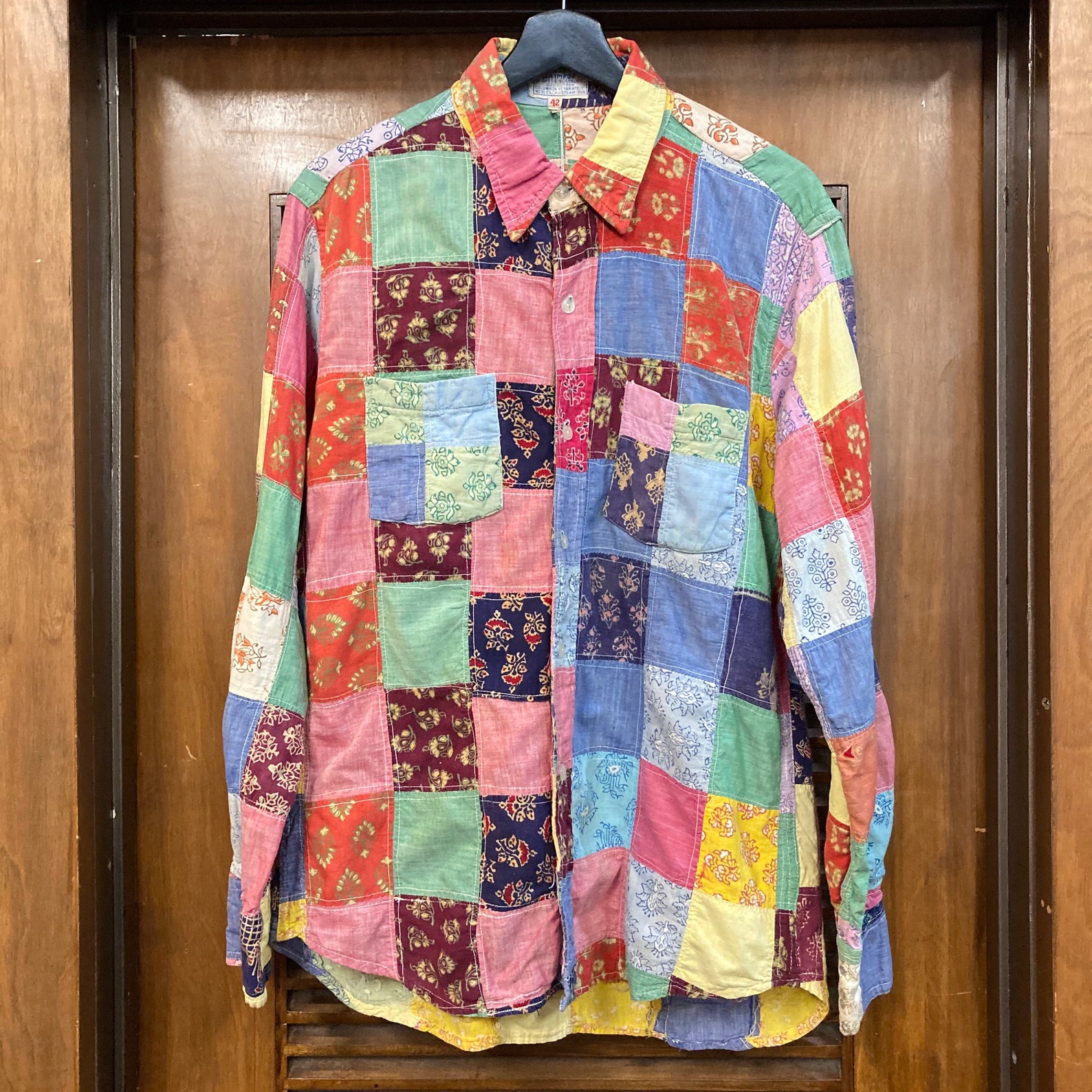 Vintage 1960s Madras Plaid Cotton India Mod Krazy Shirt 60s - Etsy