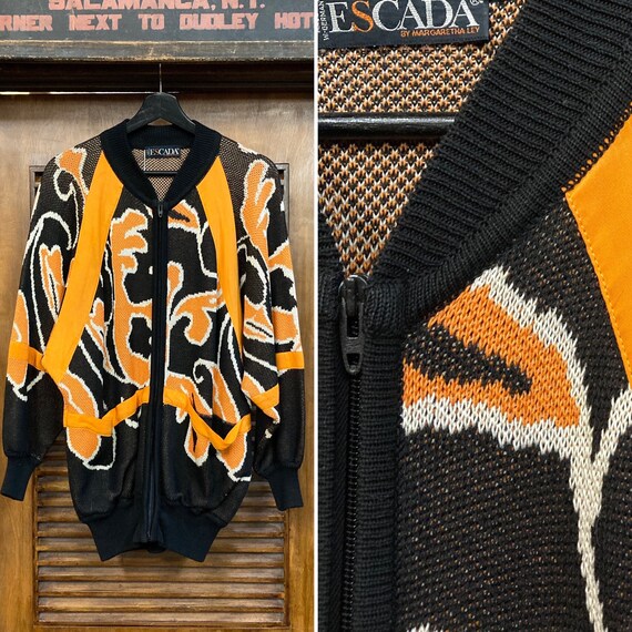 Vintage 1980’s “Escada” Label Avant Garde New Wave