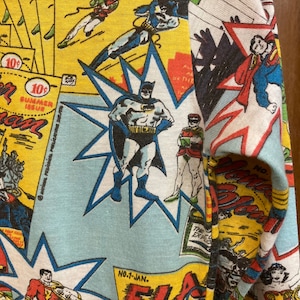Vintage 1970s Superhero Action Comics Superman Pop Art Long Sleeve T-Shirt, 70s Tee Shirt, Vintage Clothing image 8