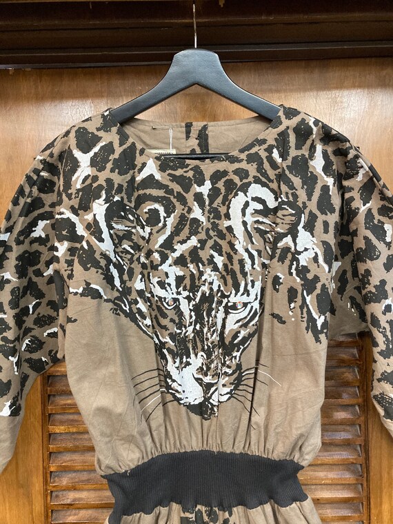 Vintage 1980’s Young Edwardian Leopard Animal Pri… - image 3