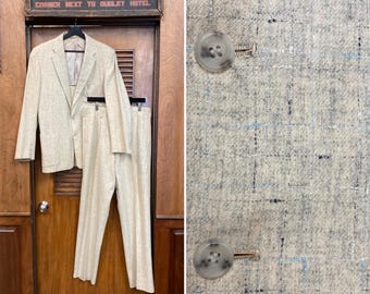 The King ロカビリー・スーツ　【ジャケット＆パンツ】 ヴィンテージ 1950 年代 アトミック フレック レーヨン ロカビリー