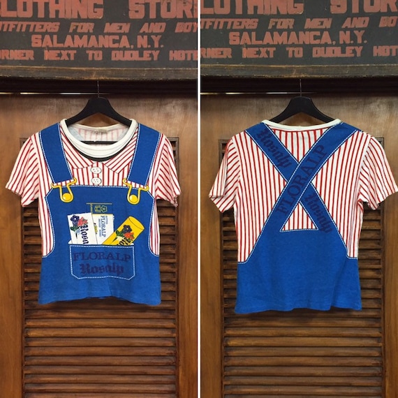 Vintage 1980’s Trompe L’Oeil Pop Art Overalls Prin