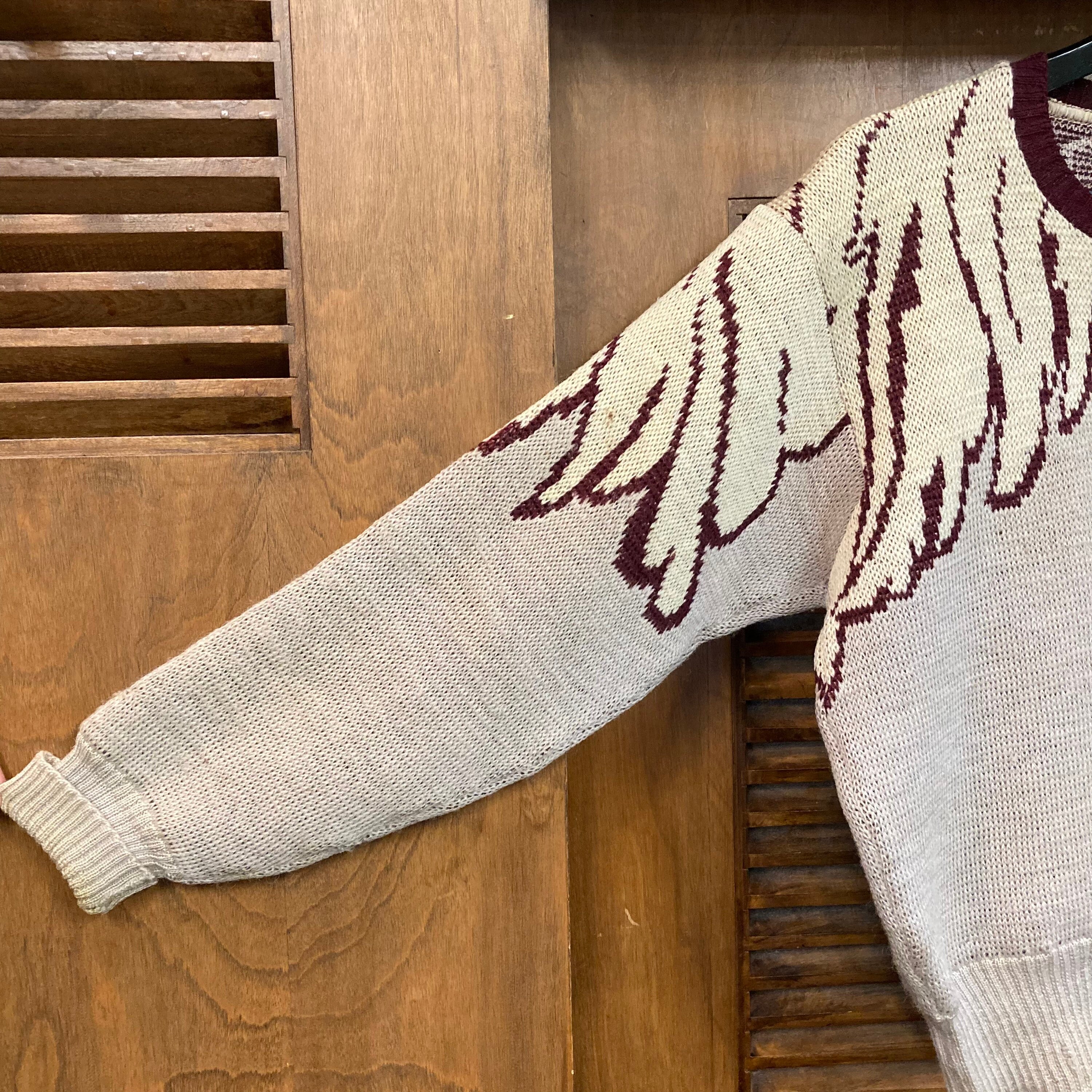 Vintage 1940's “jantzen” Wings Feather Design Wool