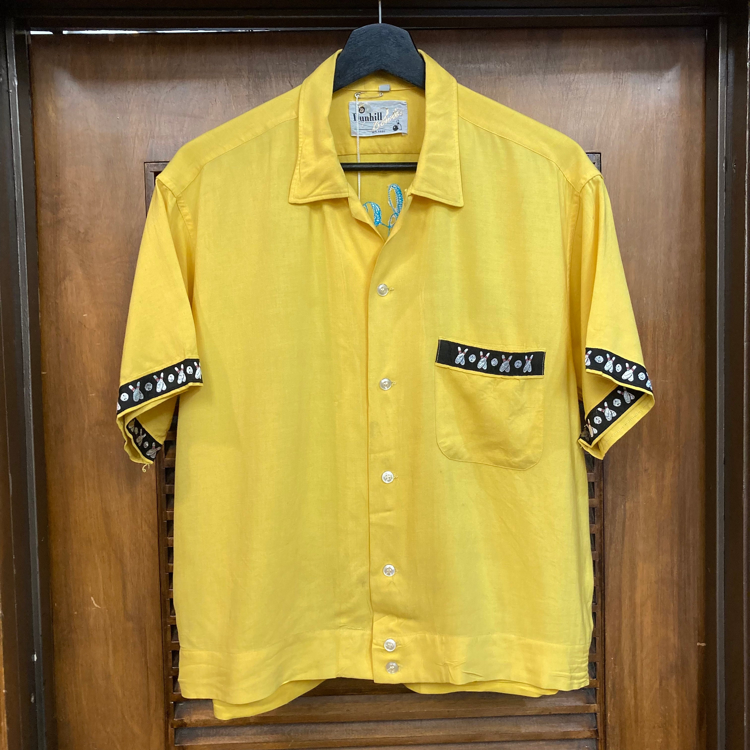 1950年代 Amberley ボウリングシャツ ヴィンテージ レーヨンシャツ