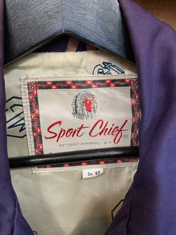 Vintage 1950's Size L “sport Chief” Two-tone Gabardine Vintage 1950's Size L “sport Chief” Two-tone Gabardine