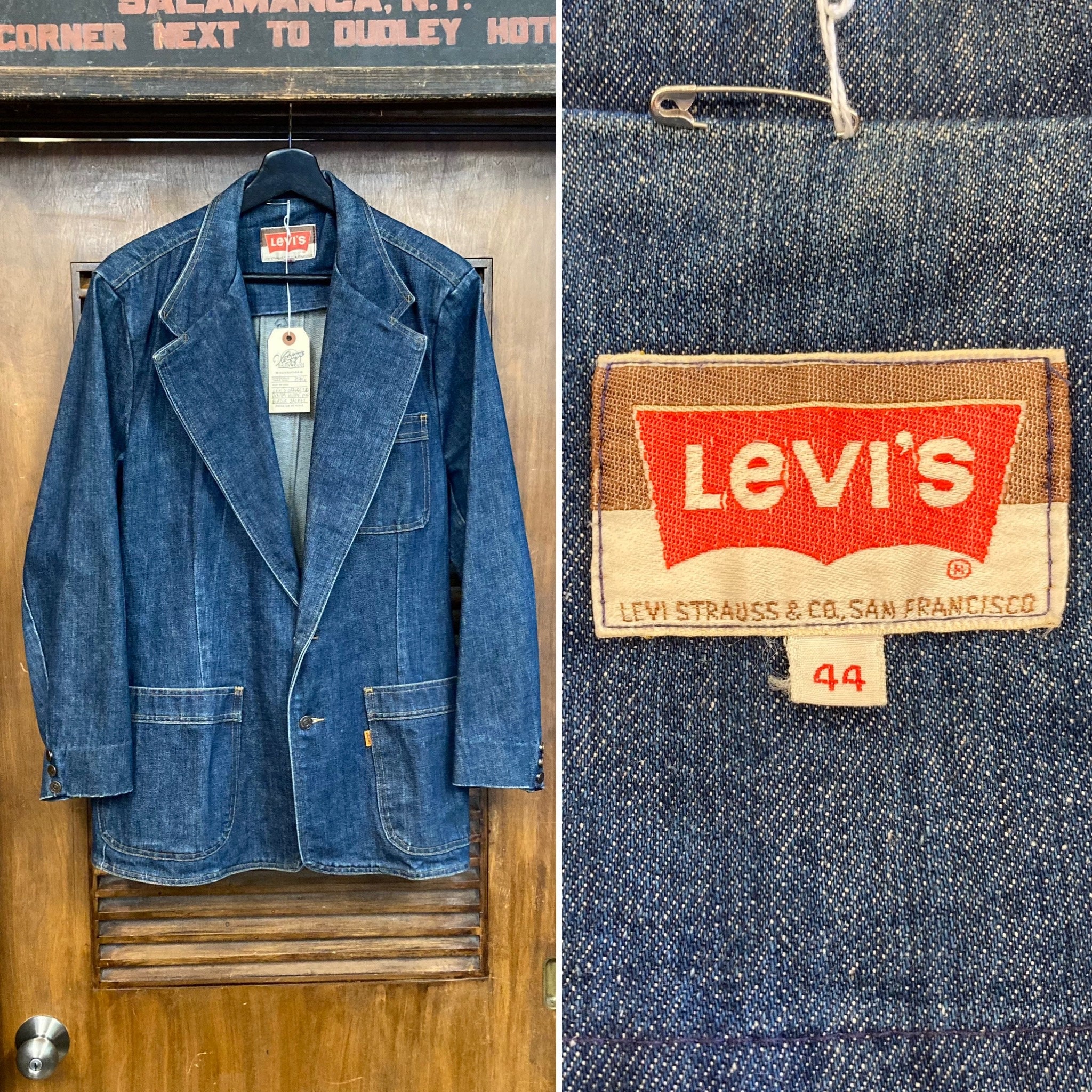 Vintage 1970s Levis Orange Tag Denim Hippie Mod Blazer Jacket, 70s Jean Jacket, Vintage Clothing - Etsy Vintage 1970s Levis Orange Tag Denim Hippie Mod Blazer Jacket, 70s Jean Jacket, Vintage Clothing - Etsy