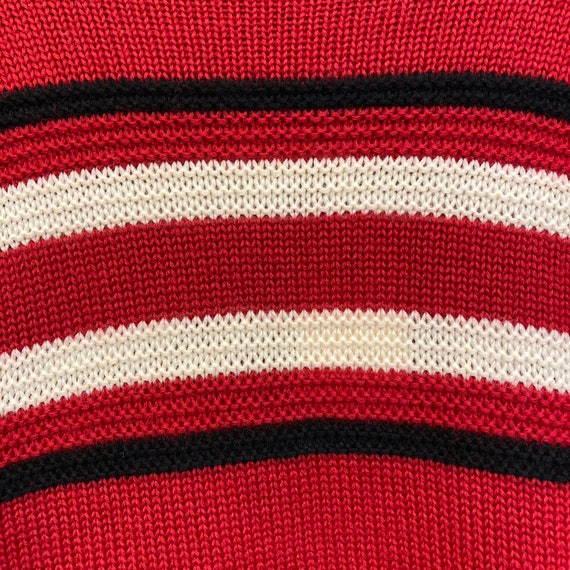 Vintage 1950’s Red Turtleneck Sweater, 50’s Knit … - image 7