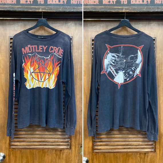 Vintage 1980's Original Motley Crüe Rock Band 1983-84 Two Vintage 1980's Original Motley Crüe Rock Band 1983-84 Two