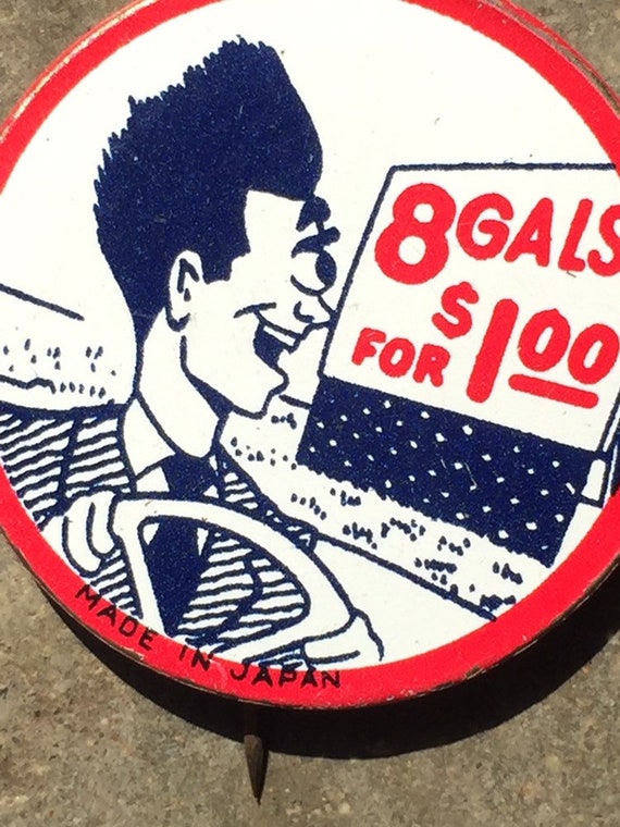 Vintage 1950's "8 Gals for 1 Dollar" Novelty Butt… - image 2