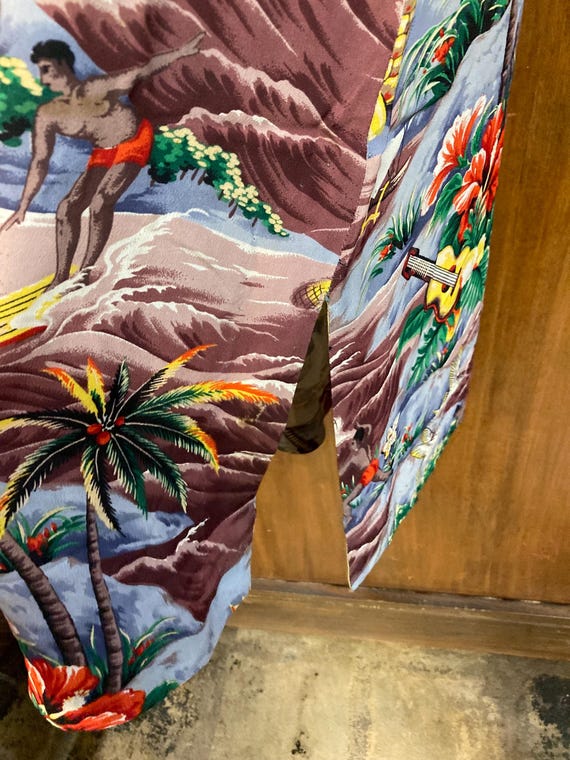 Vintage 1950’s “Hale Hawaii” Surfer Ukelele Tropi… - image 6