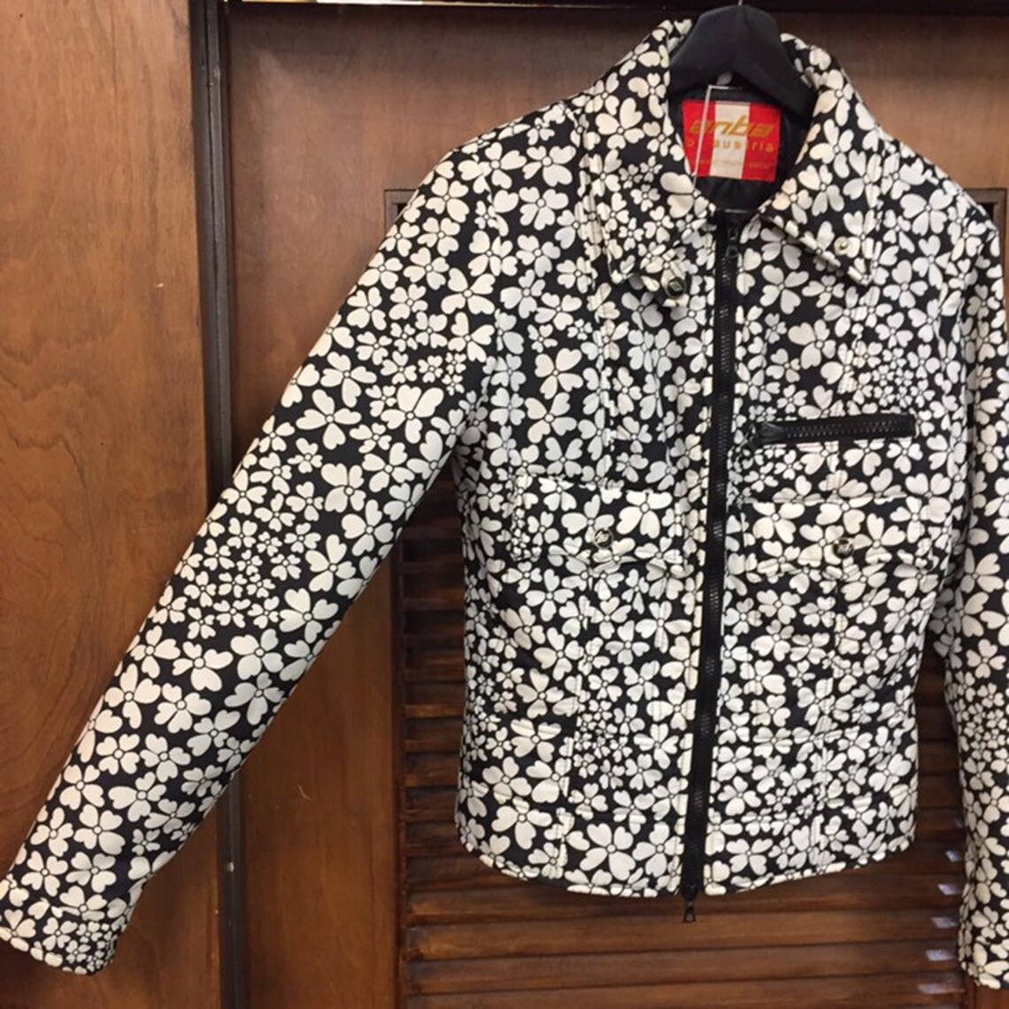 Vintage 1960s Floral Print Ski Jacket 60s Ski Jacket 60s Etsy