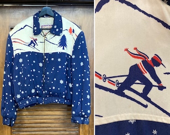 Size Small Vintage 1950s Sport Chief Snowflake Jacket 2285 - Etsy