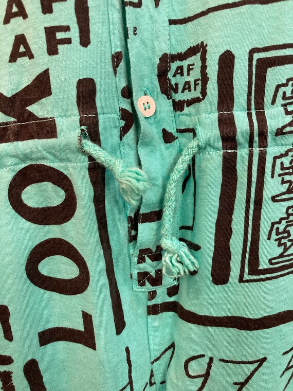 Salopette Vintage Naf Naf Années 80 Made In France - Taille L, 100% Coton, Jaune, état 8,5/10