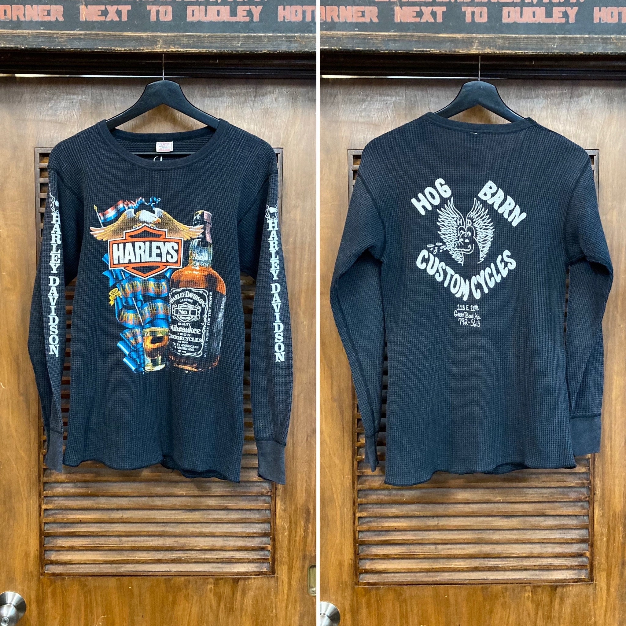 【激レア】1980s ハーレー モーターサイクル MC ビンテージ　Tシャツ ヴィンテージ 1980 年代 ハーレーダビッドソン MC モーター