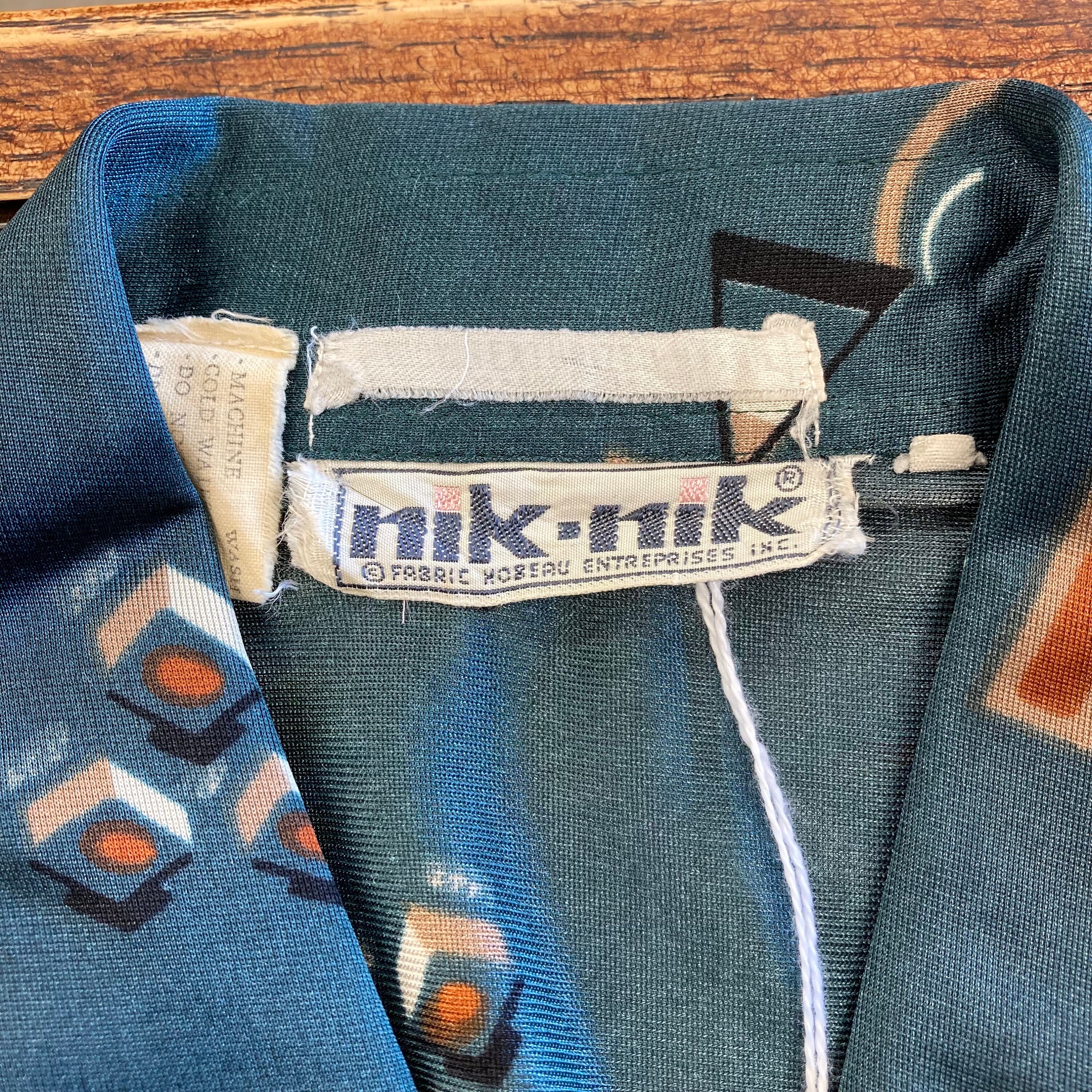 Vintage 1970's “nik Nik” Made in Italy Polyester Disco Vintage 1970's “nik Nik” Made in Italy Polyester Disco