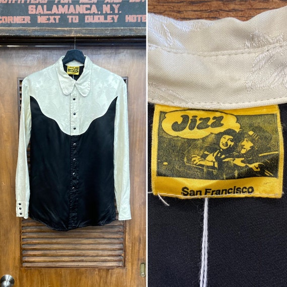 Vintage 1970’s “Jizz” San Francisco Glam Rock Bla… - image 1