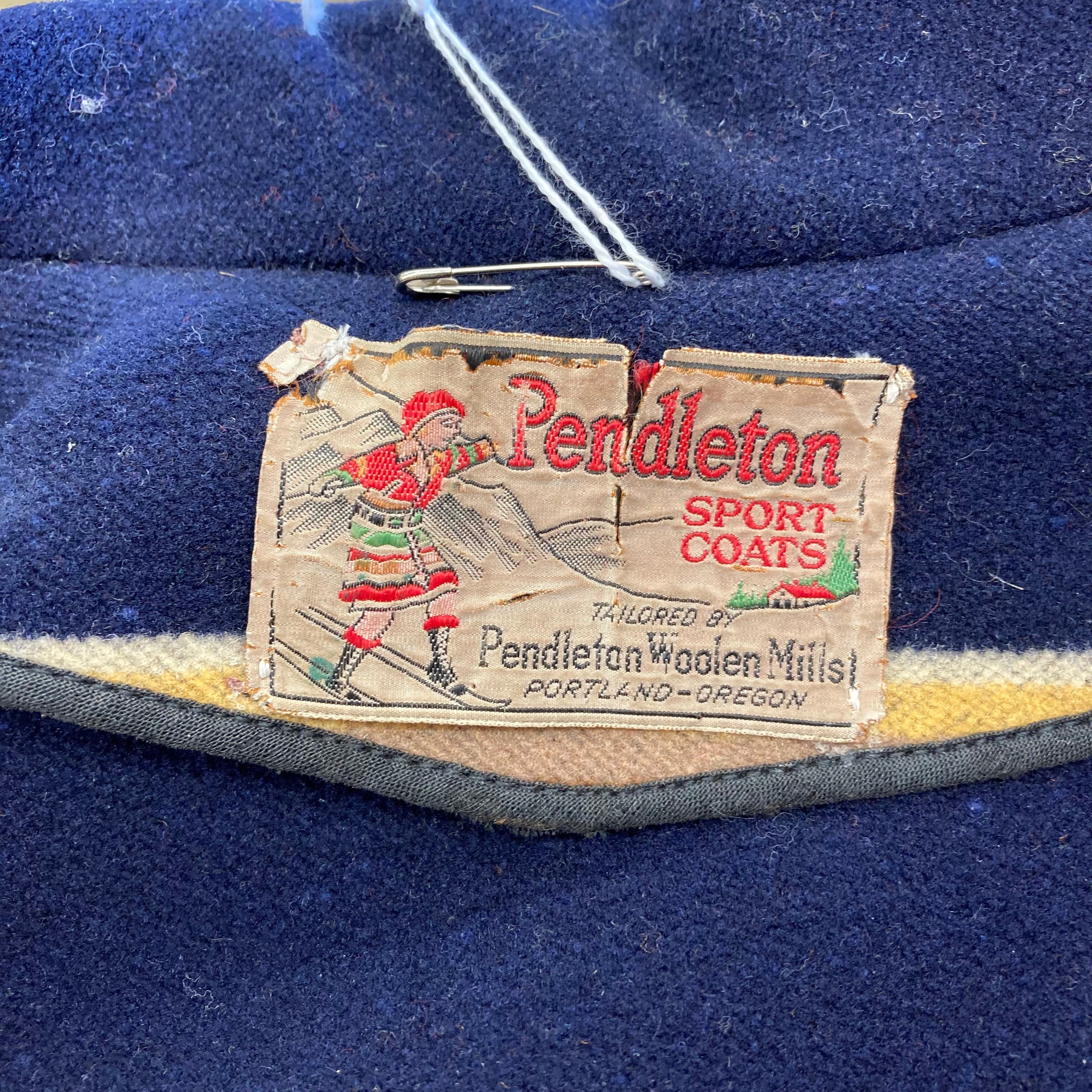 【超美品】【希少】【タグ付】2000s PENDLETON WOOL COAT Vintage Pendleton Wool Coat Fur Collar Size 42 | eBay