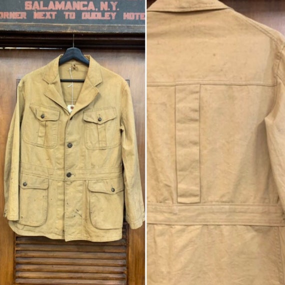 Vintage 1920's Boy Scout Uniform Jacket with Back… - image 1