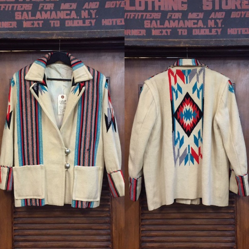 Vintage 1950s Chimayo Southwest Jacket Western Wear Etsy