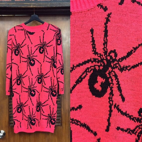 Vintage 1980’s Betsey Johnson Spider Dress, Knit D