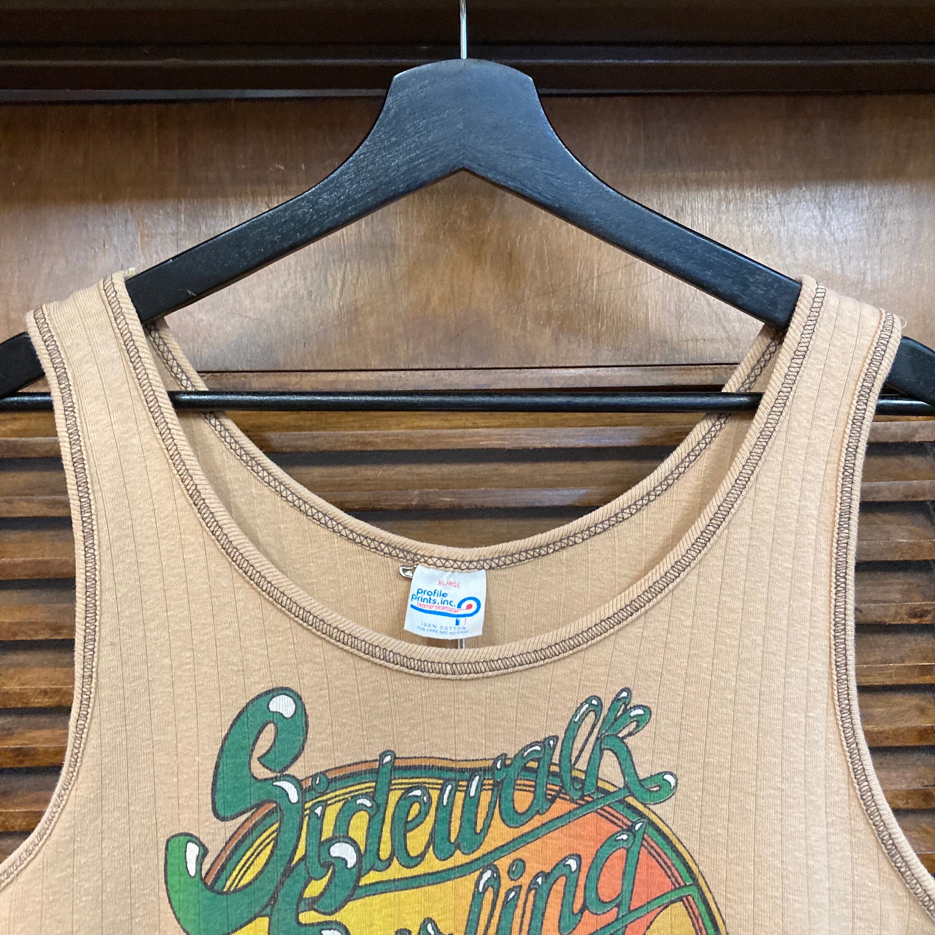 Vintage 1970's “sidewalk Surfer” Skateboard Cartoon Tank Top