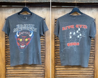 Vintage 1980's Dated 1981 “black Sabbath” Live Evil Tour Concert