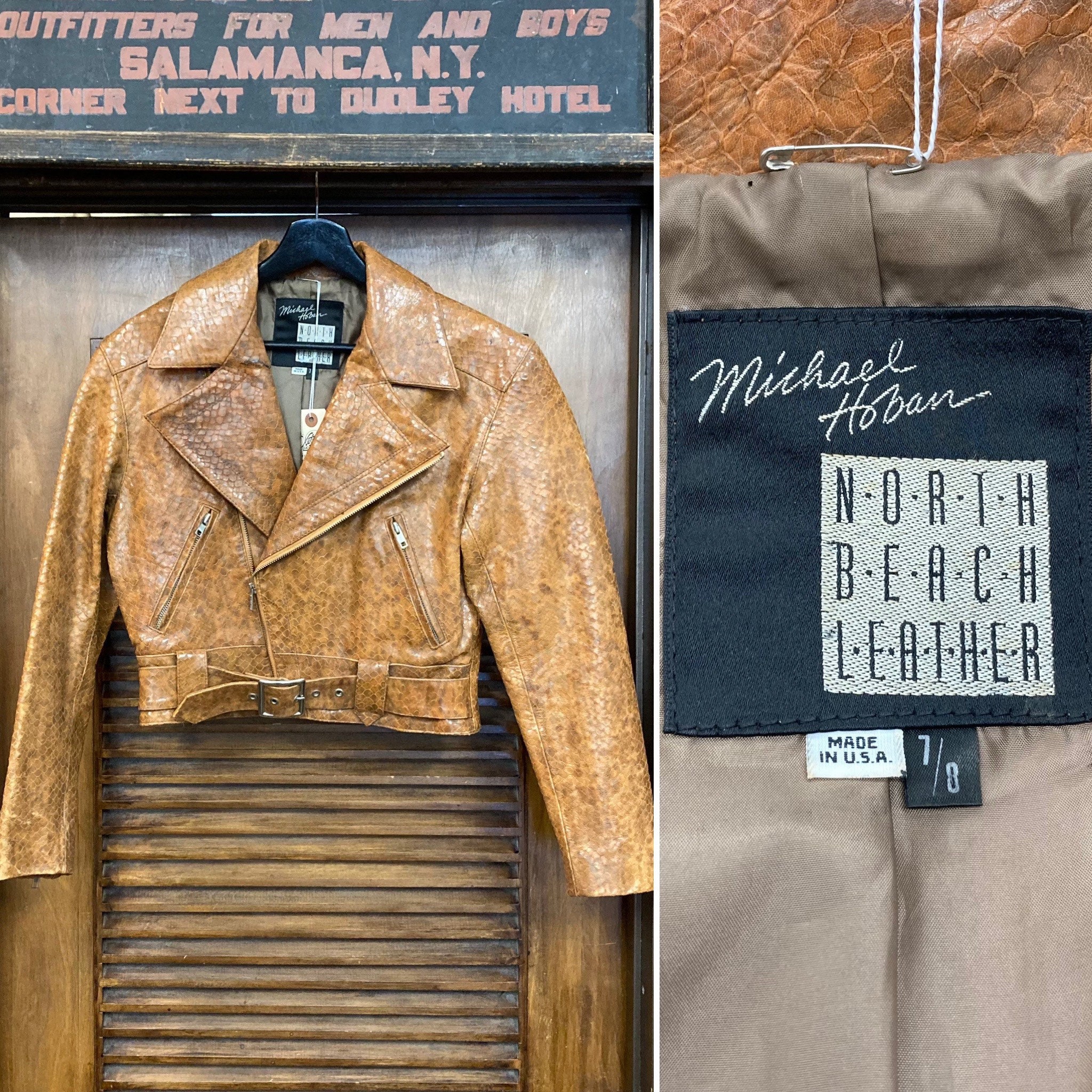Vintage 1980's “north Beach Michael Hoban” Brand Snakeskin Vintage 1980's “north Beach Michael Hoban” Brand Snakeskin