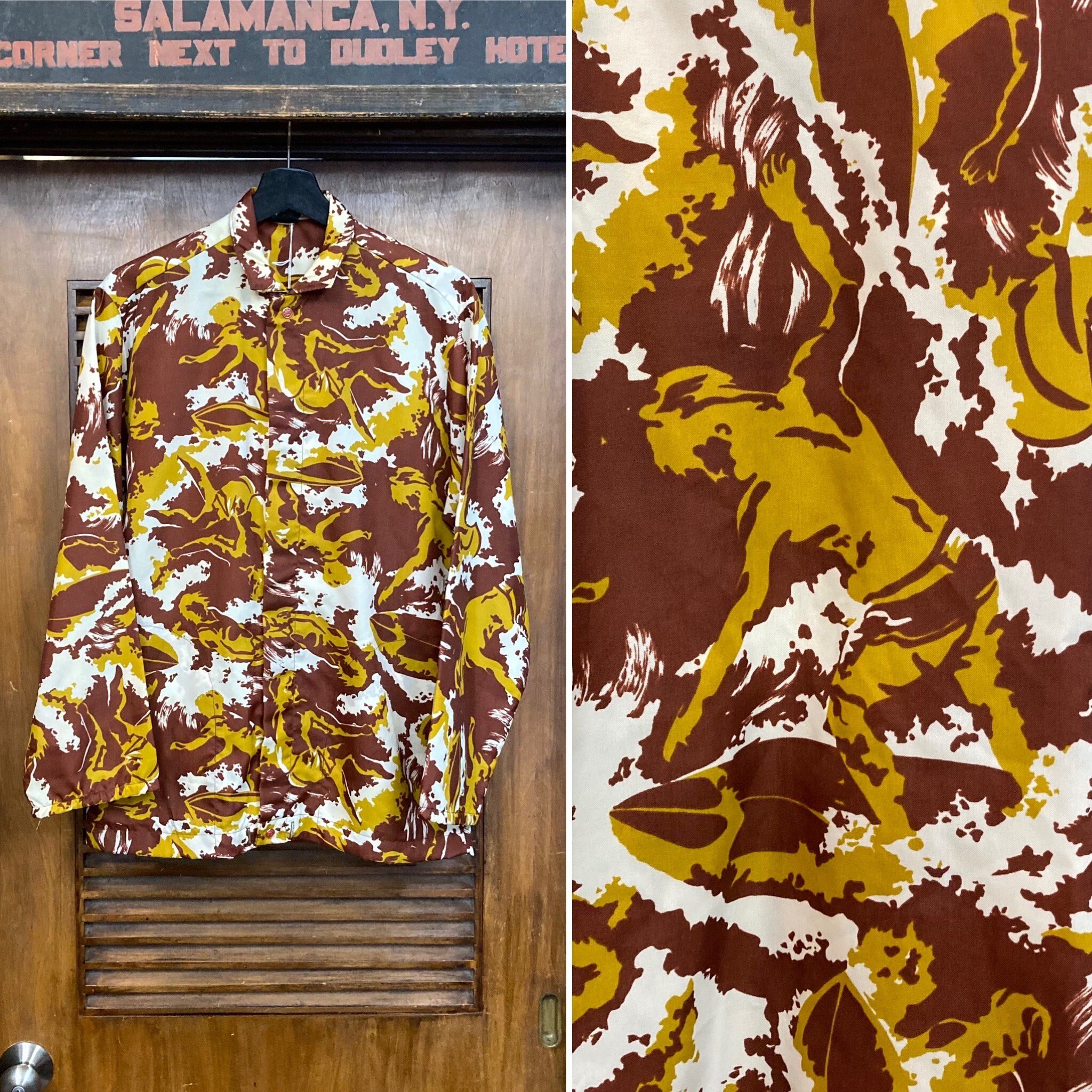 70s Hawaiian Jacket - Etsy