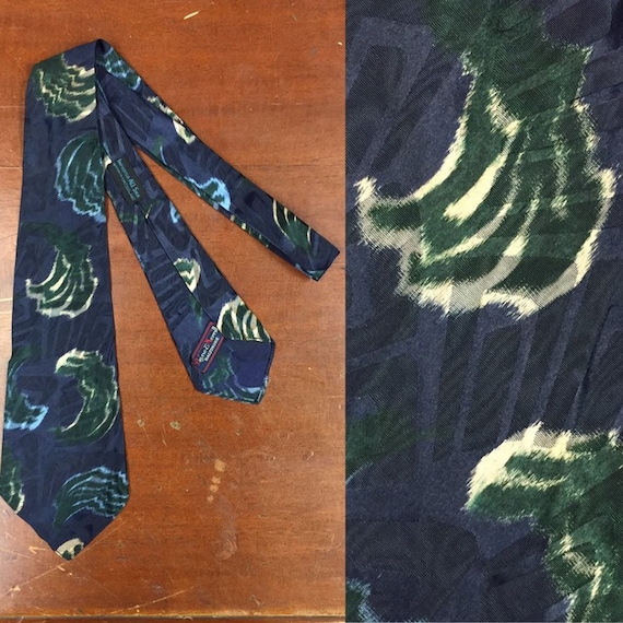 Vintage 1930’s, Payne & Merrill, Silk, Wave Design