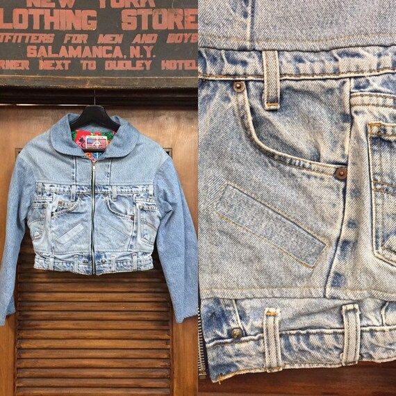 Vintage 1980’s “Danny First” Patchwork Denim Jacke