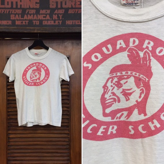 Vintage 1950’s Squadron Officer School Tee, Vintag