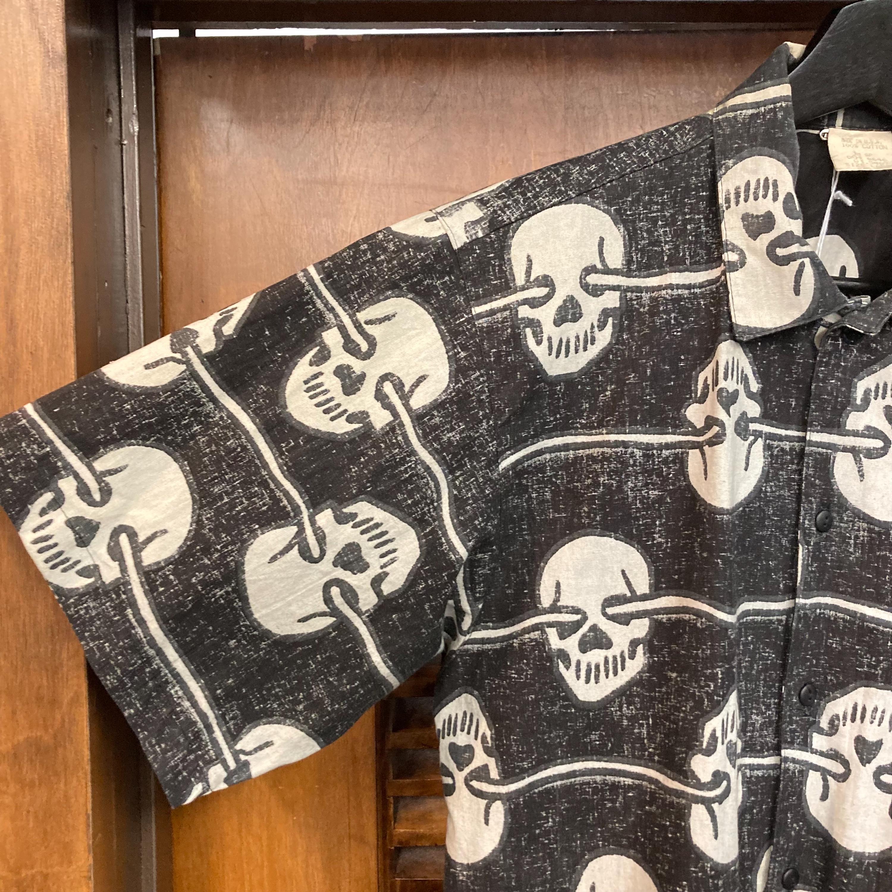 Vintage 1980's Jimmy'z Skull Punk Goth New Wave Skate AOP Vintage 1980's Jimmy'z Skull Punk Goth New Wave Skate AOP