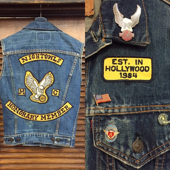 Vintage Biker Pins Gem
