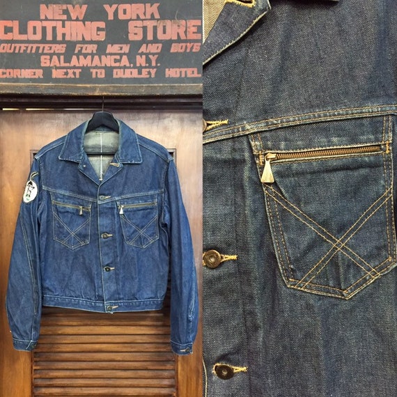 Vintage 1950’s “Roy Rogers” Branded Button Denim J
