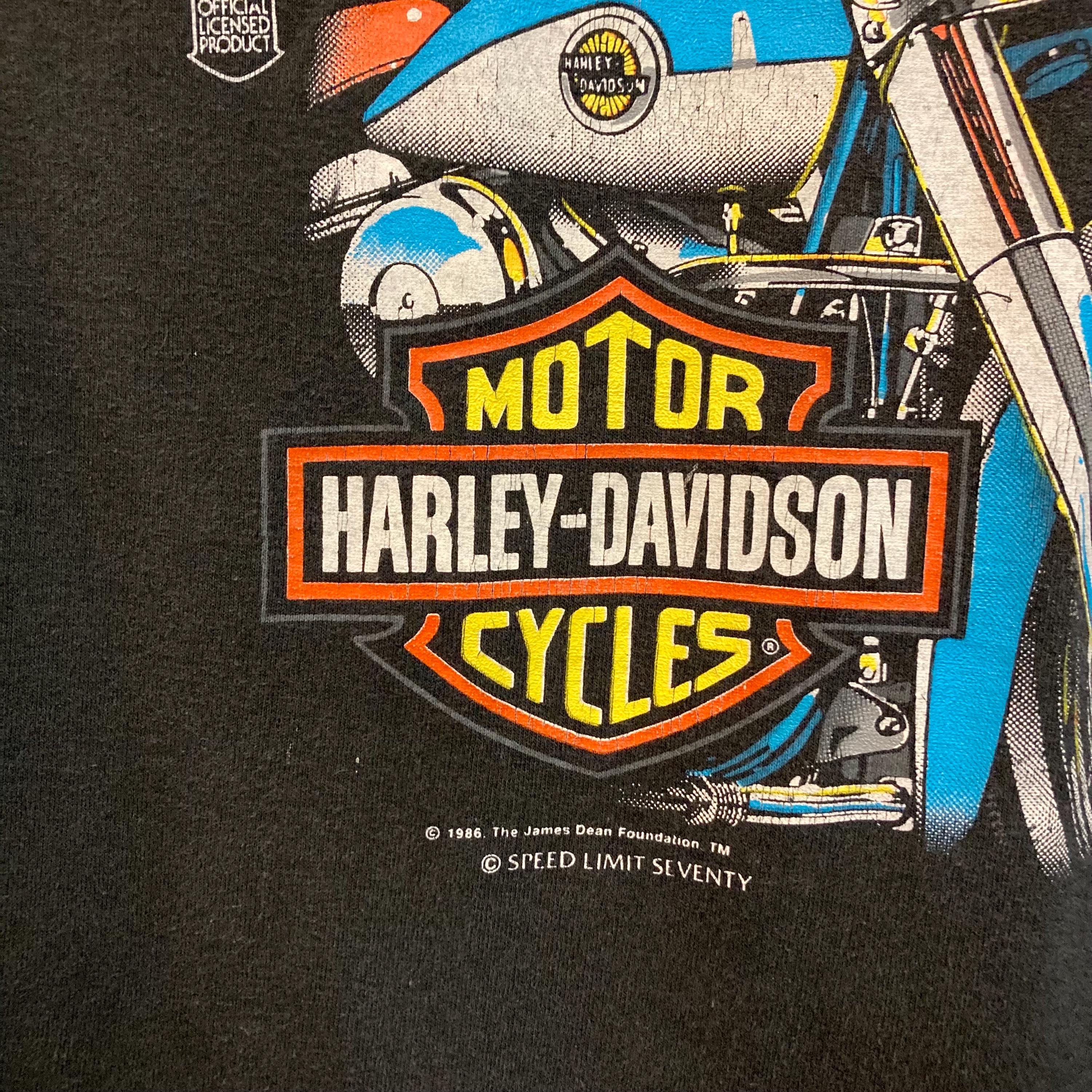Vintage 1980's Dated 1986 Harley Davidson X James Dean MC