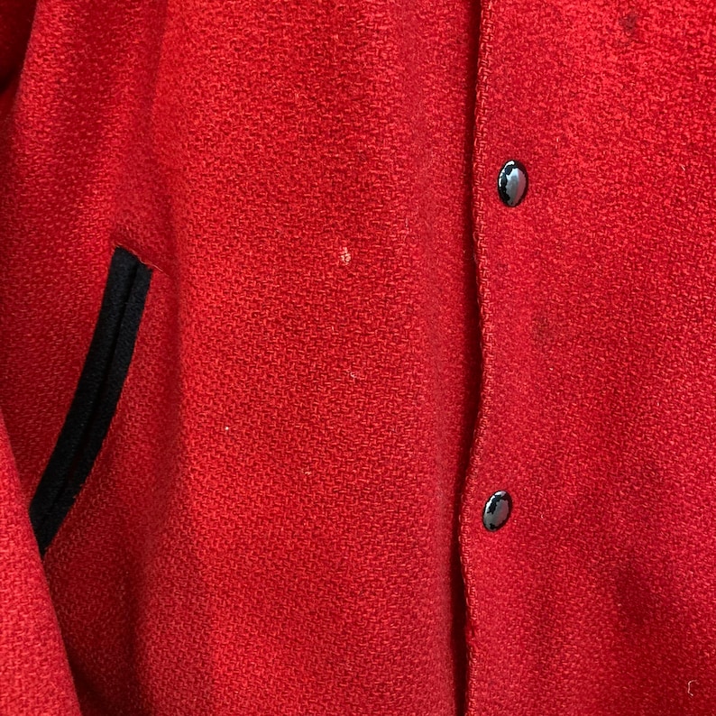 Vintage 1950’s “R.P.M.’s” Hot Rod Car Club Wool Rockabilly Jacket, Original, Appliqué, 50’s Vintage Clothing image 10