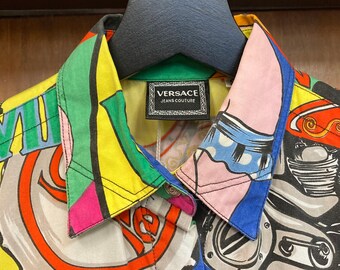 Vintage 1990's Original “versace” Pop Art Betty Boop HD Cotton