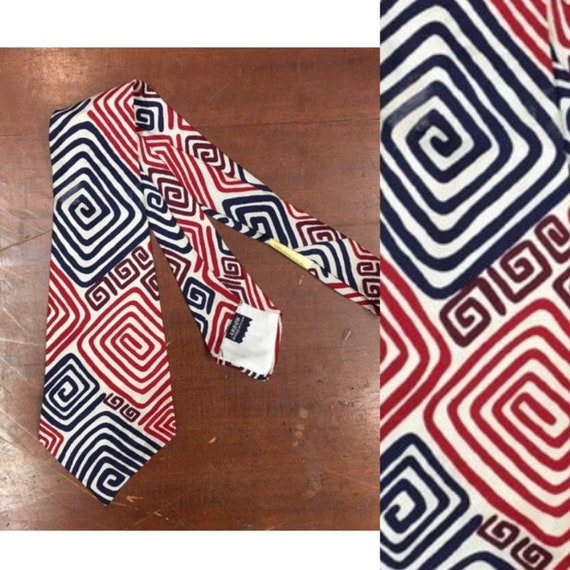 Vintage 1950s Tribal Diamond Print Rockabilly Swin