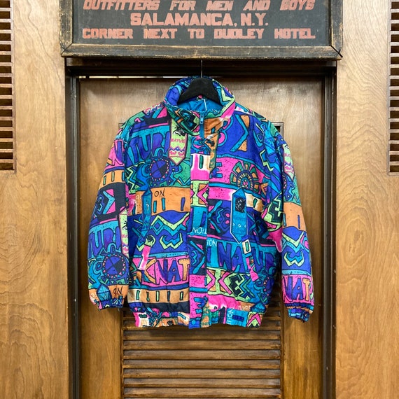 Vintage 1990’s Graffiti Hip Hop Ski Jacket, 90’s … - image 2