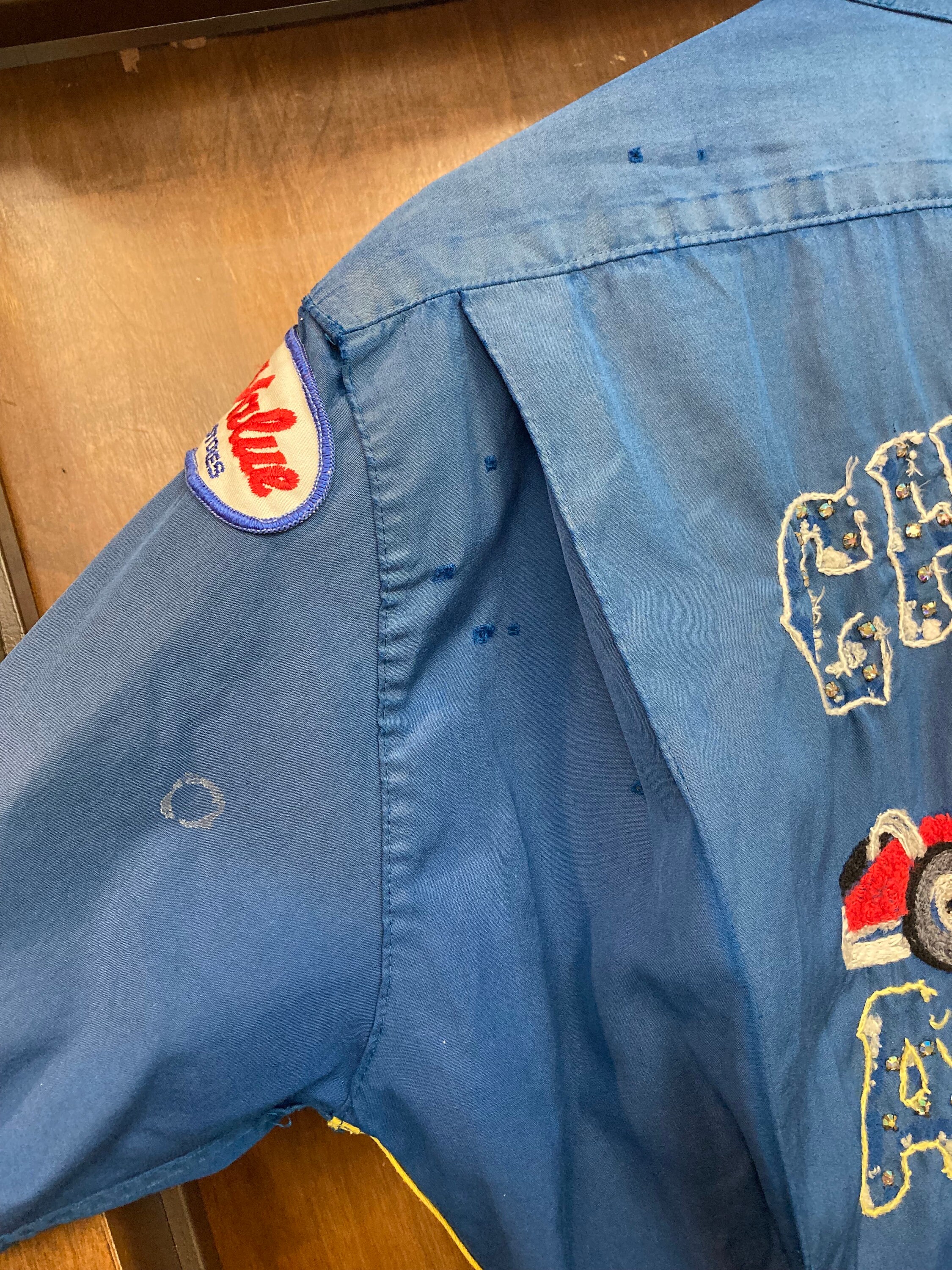 Vintage 1960’s Original Indy 500 Drag Race Embroidered Work Coveralls ...