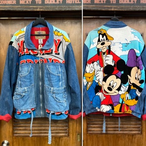 Vintage 1990's Disney “too Cute” Mickey Mouse & Friends Denim