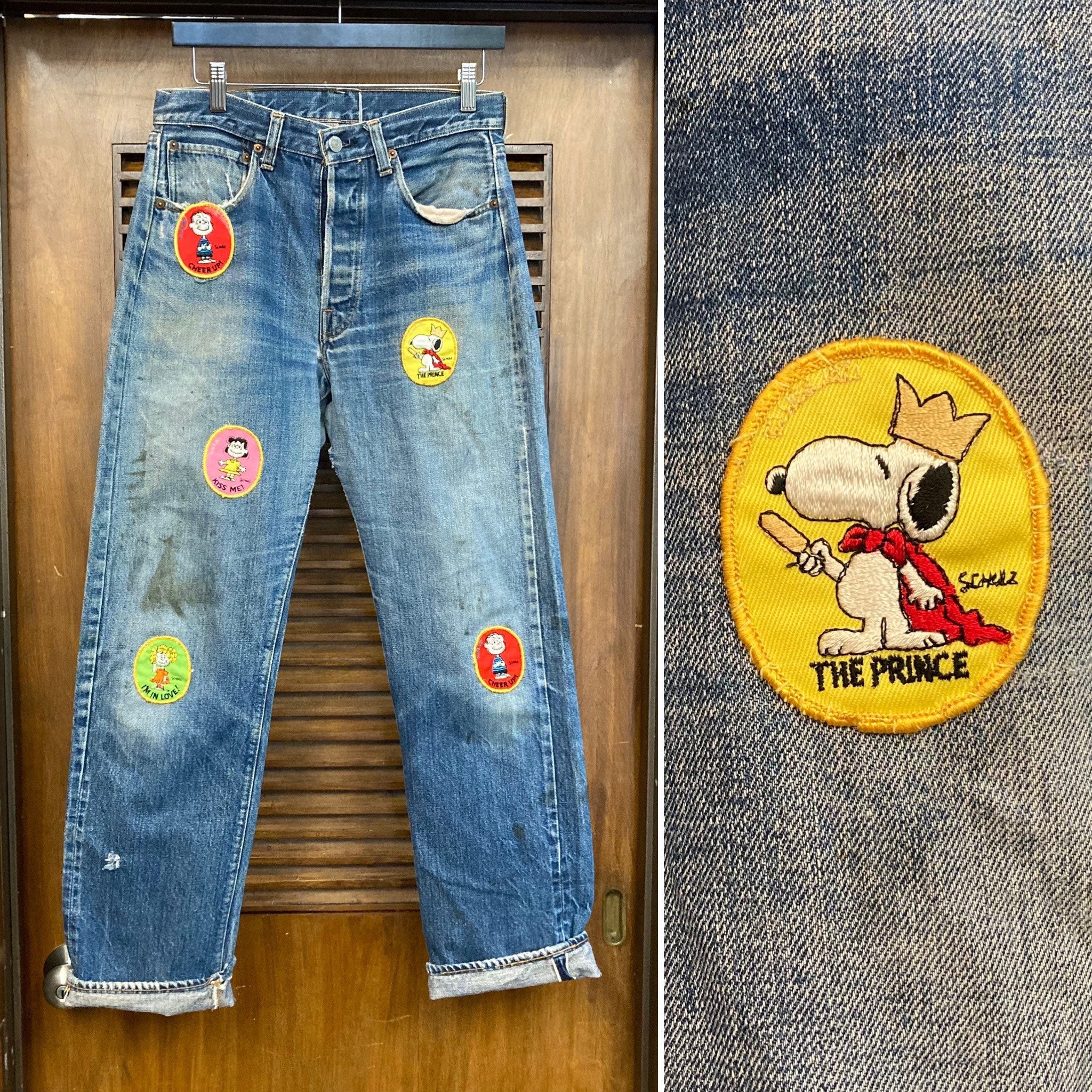 Vintage 1960s Levis 501 Big E Denim Redline Jeans With - Etsy New Zealand