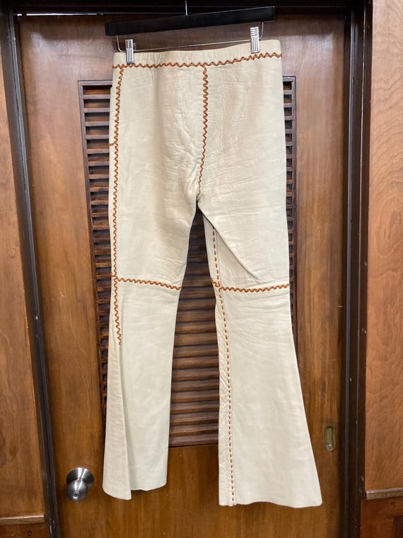 Vintage 1970's NBL North Beach Leather Whipstitch Hippie Rocker