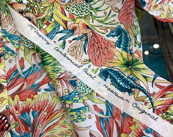 VINTAGE - ▪️50’s【KAHALA】VINTAGE SHIRT Vintage 1950's “kahala” Underwater Fish Silk Hawaiian Shirt