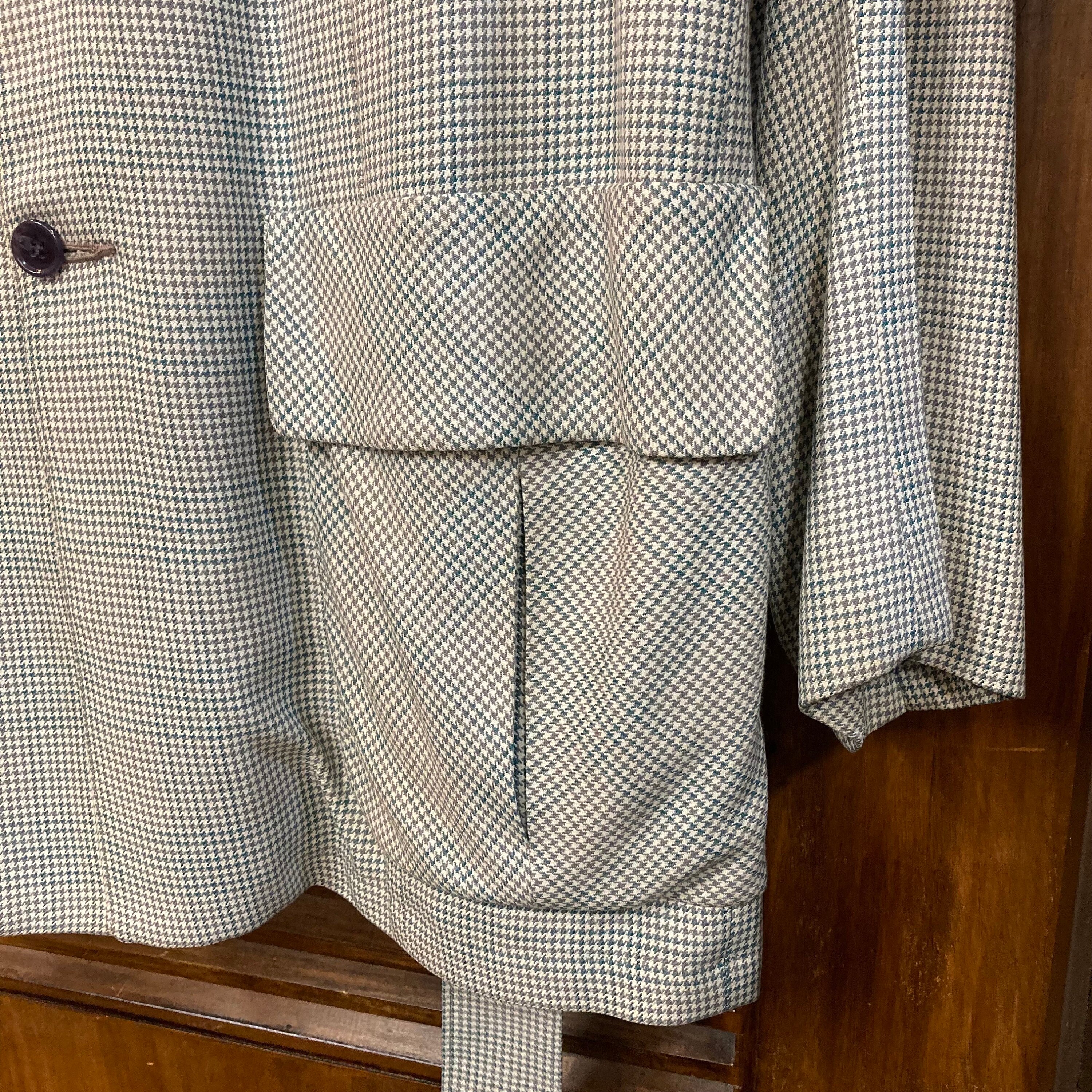 Vintage 1950's “sportimer” Two-tone Rayon X Suede Yoke