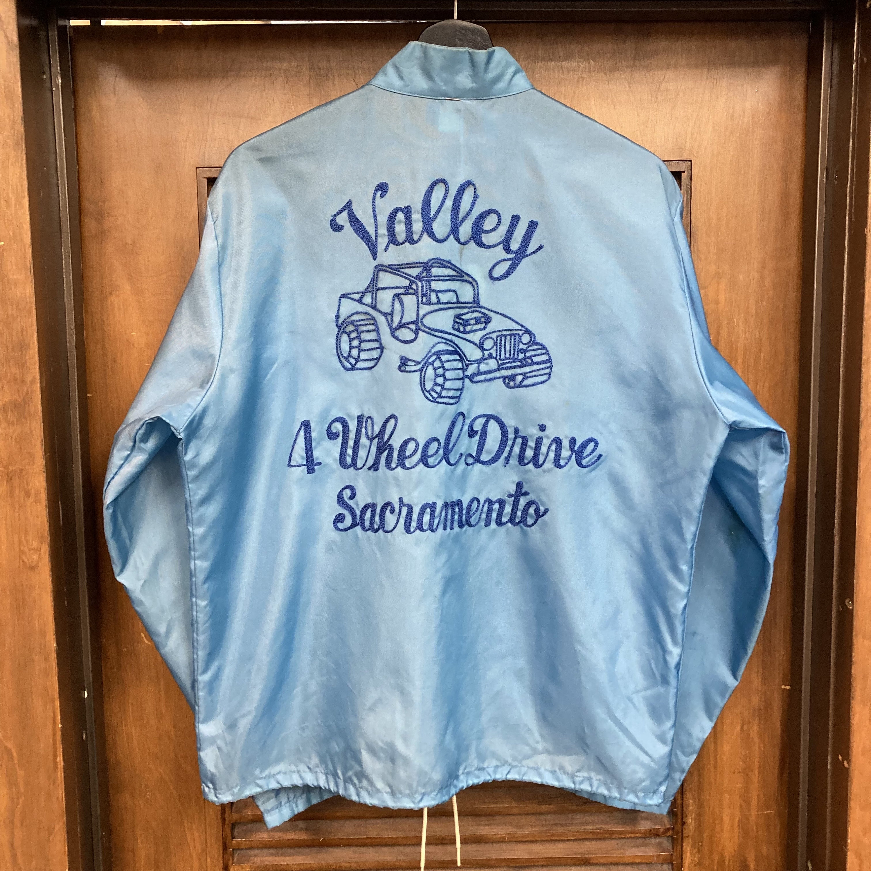 Vintage 1960's Car Club Racing Windbreaker Mod Embroidered