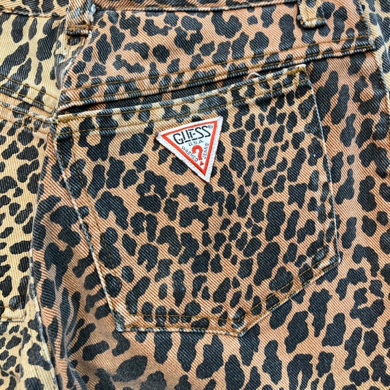 Vintage 1980’s “Guess” Brand Leopard Print New Wa… - image 8