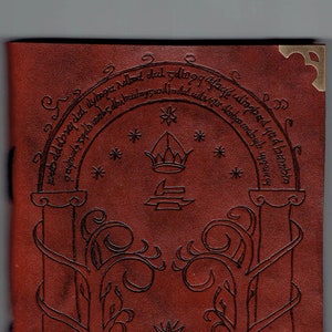 Leather Journal - Doors of Durin